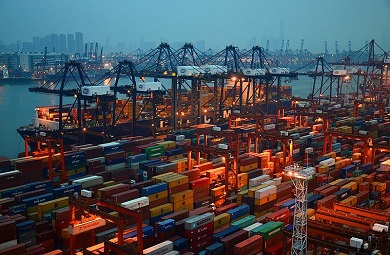 2019年9月全國(guó)港口貨物、集裝箱吞吐量